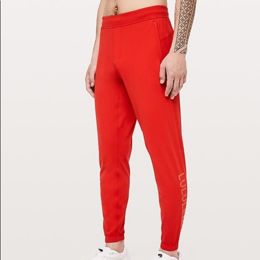 Lululemon Limited Edition Fiery‎ Red Surge Jogger Lunar New Year M5637S (Size L)